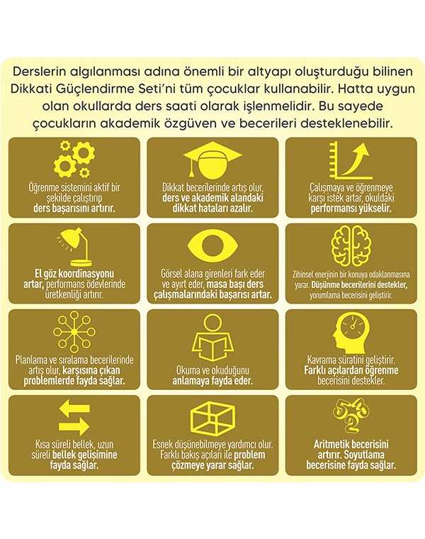 dikkat güçlendirme seti 8 yaş- 5