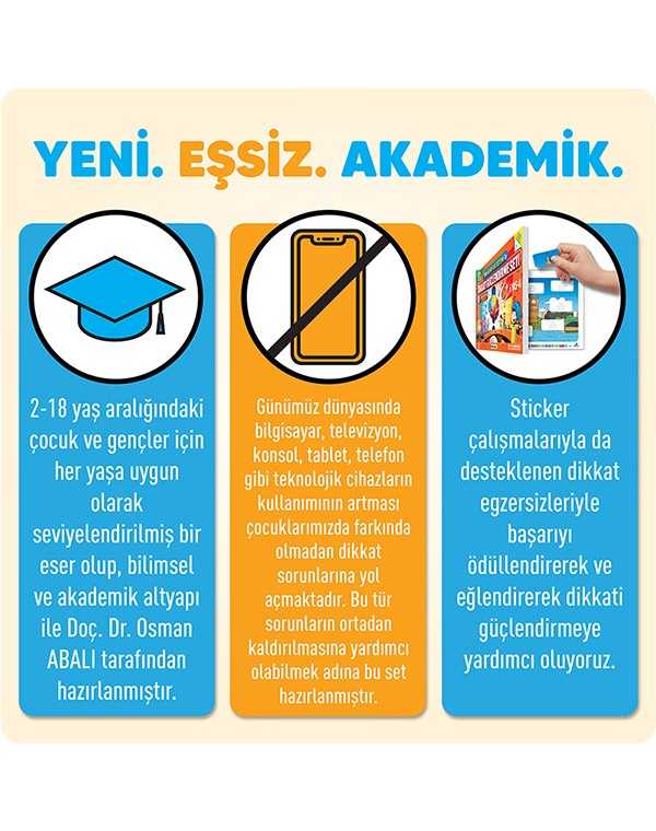 dikkat güçlendirme seti 3 yaş 4