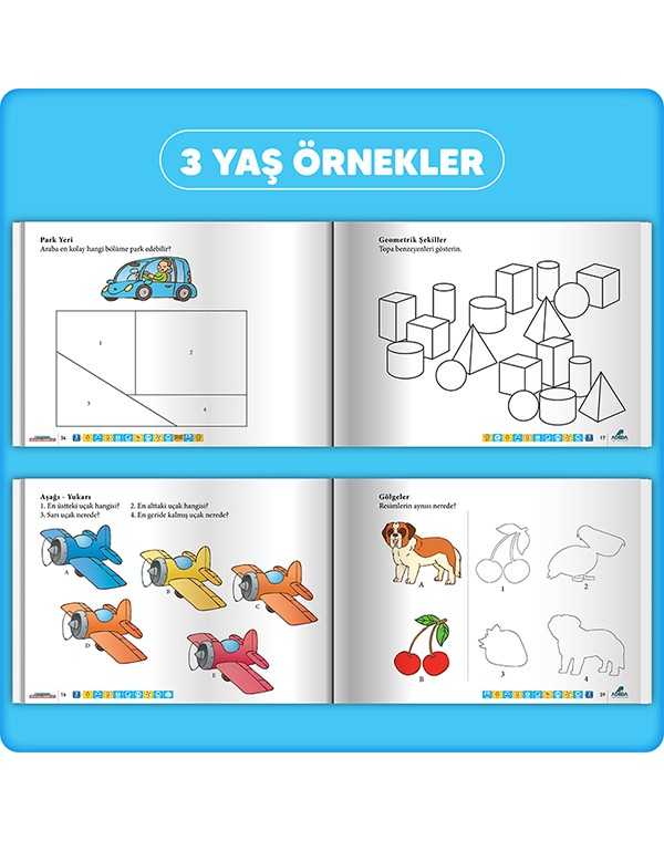 dikkat güçlendirme seti 3 yaş -5