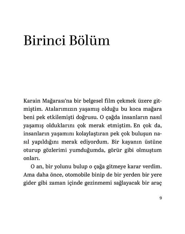 Zaman Bisikleti 1 – Bilgin Adalı
