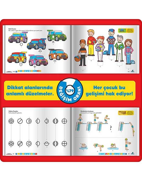 dikkat güçlendirme seti 5 yaş-7