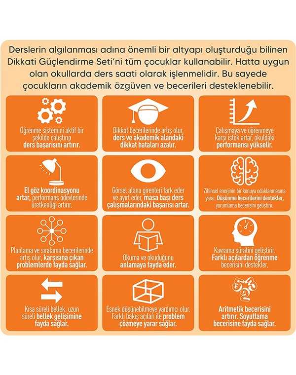 dikkat güçlendirme seti 6 yai-5