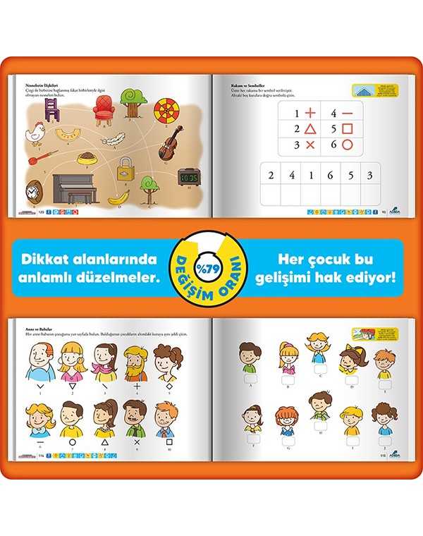 dikkat güçlendirme seti 6 yaş- 7