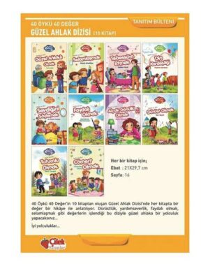 40 Öykü 40 Değer-Güzel Ahlak Dizisi-10 Kitap Takım