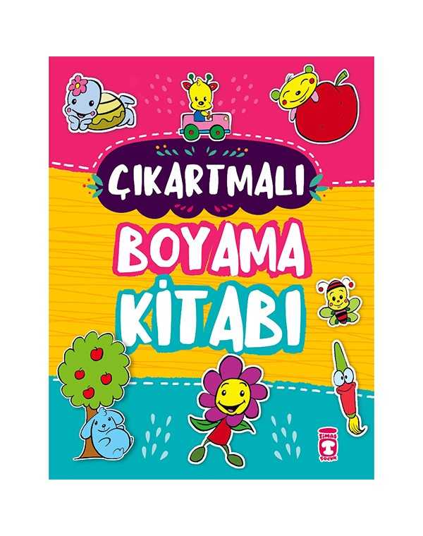 çıkartmalı boyama kitabı
