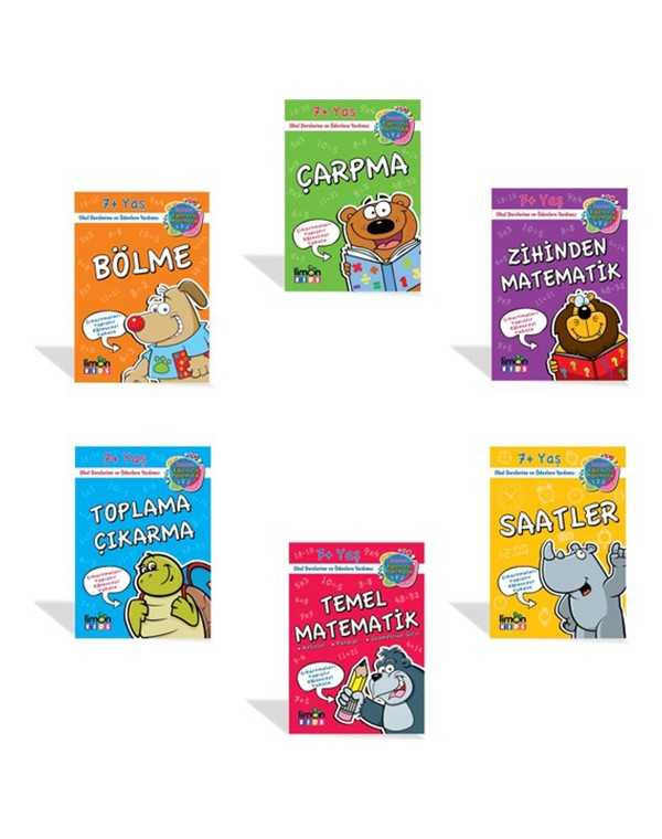 ilkokul eğlenceli matematik 6 lı set