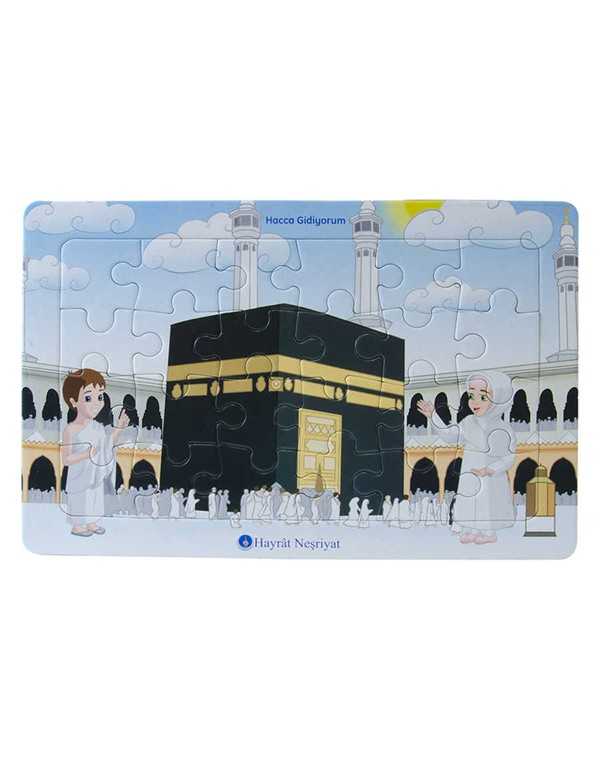 Hacca gidiyorum kabe 24 parça yapboz