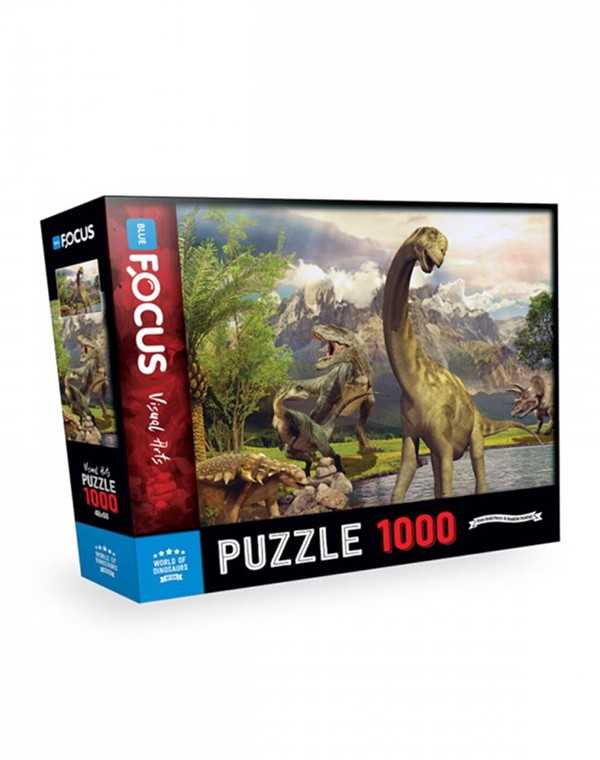 blue focus dinazorlar dinasoures 1000 parça