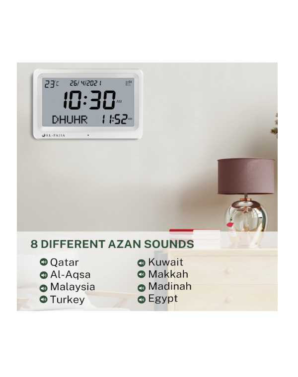 azan klok wit 2
