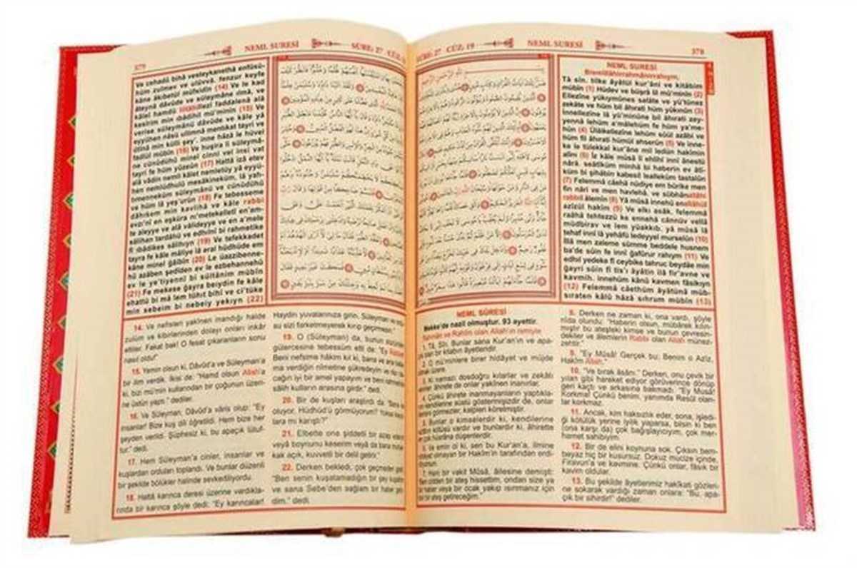 Kur’an-ı Kerim – Bilgisayar Hatlı – Sesli – Cami boy – Mealli ve Türkçe Okunuşlu_3