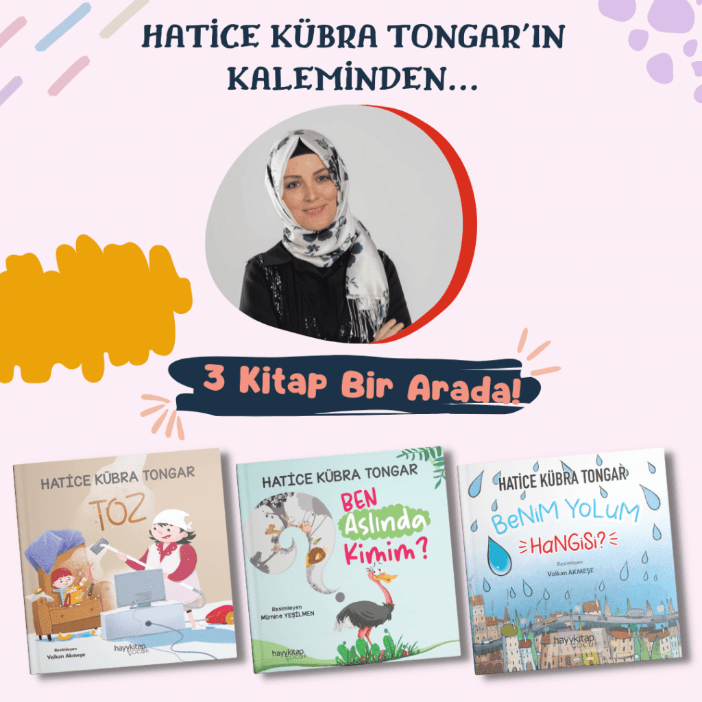 Hatice Kübra Tongar 3 Kitap Set : Ben Aslında Kimim – Benim Yolum Hangisi – Toz yeni