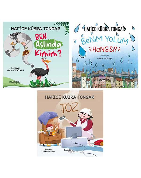 Hatice-Kübra-Tongar-3-Kitap-Set---Ben-Aslında-Kimim---Benim-Yolum-Hangisi---Toz