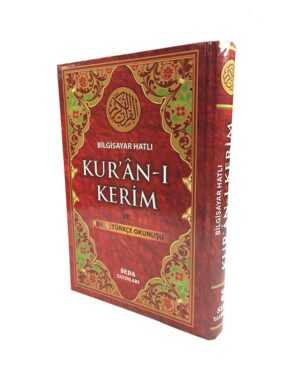 Türkçe Okunuşlu Rahle Boy Renkli Kuran-ı Kerim