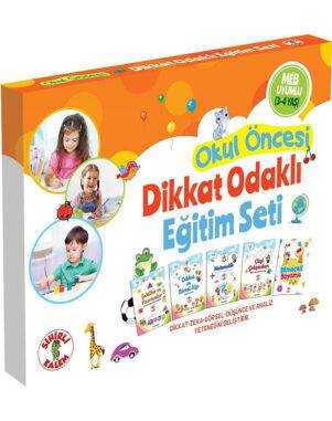 Okul Öncesi Dikkat Odaklı Eğitim Seti 3-4 Yaş