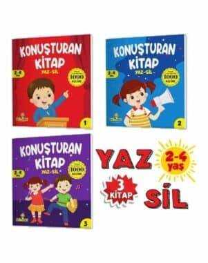 Konuşturan Kitap Serisi (2-4 Yaş) Yaz-Sil Kitaplar