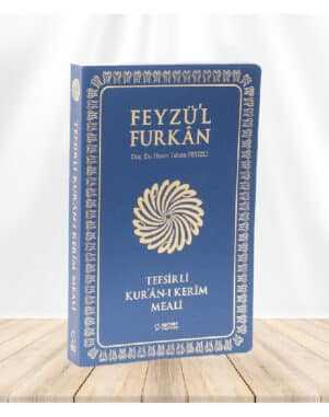 Feyzül Furkan Tefsirli Kuran-ı Kerim Meali (Sempatik Cep Boy - İnce Cilt) Mavi