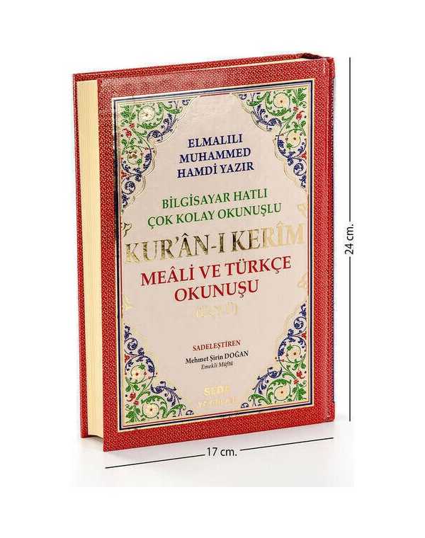 Kur'an-ı Kerim Meali ve Türkçe Okunuşu Üçlü (Orta Boy) Bilgi - Elmalılı Muhammed Hamdi Yazır