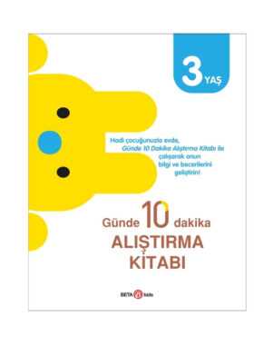 Günde 10 Dakika Aliştirma Kitabi 3 Yaş Beta Kids